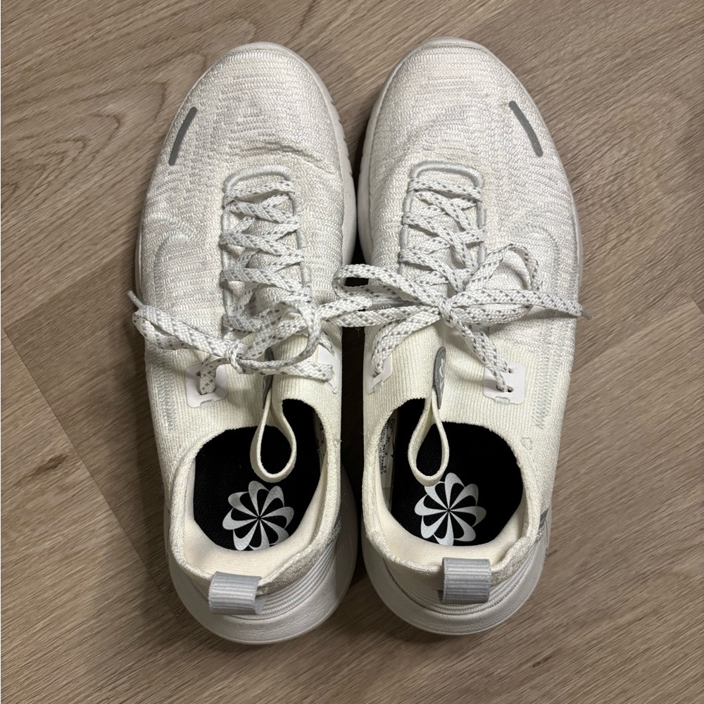 Nike Free RN (custom, all white)